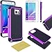 Fulland Hybrid Shockproof Rubber Hard Case for Samsung Galaxy Note 5 - Purple