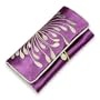 Embroidered Hyacinth Jewelry Roll, Large