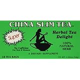 China Slim Tea Super Slim Dieter's Delight All Natural 18 Tea Bags