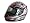 Kinder Motorradhelm rot/weiß MDS + Sturmhaube