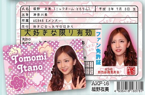 板野友美のアイテム画像