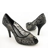 ALFANI Knowing Heels Pumps Black Womens