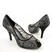 ALFANI Knowing Heels Pumps Black Womens