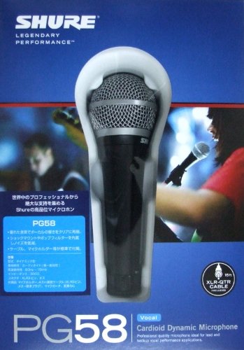 SHURE マイクロホン 優れた音質をリーズナブルな価格で提供(XLR→フォーン・ケーブル付属) PG58-QTR