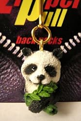 Panda Lovers Panda Figurine Zipper Pull Charm