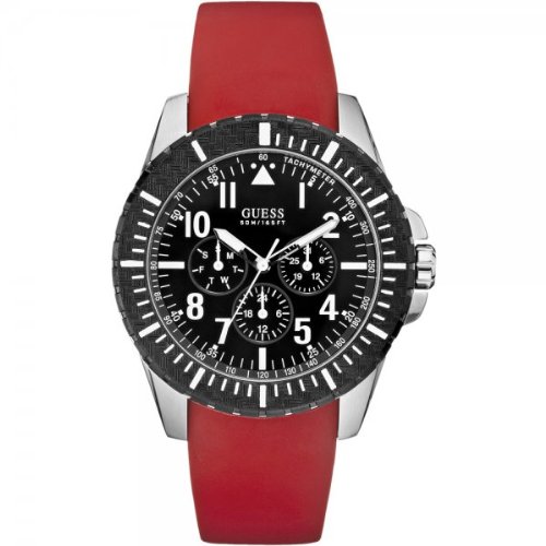 Guess Unisex-Armbanduhr ROGUE Chronograph Kautschuk W90077G1 Preisvergleich