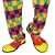 Adult Clown Shoes - Multicoloured one size fit