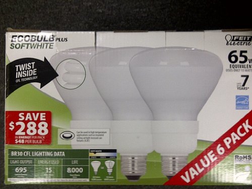 Ecobulb Plus 6 Pack 15 Watts