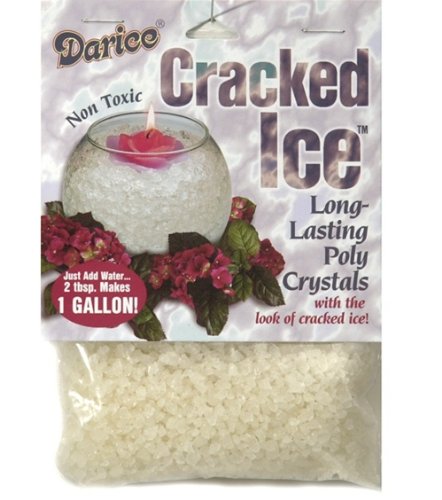 Cracked Ice Decorative Crystals-45 Gram Pack Clear