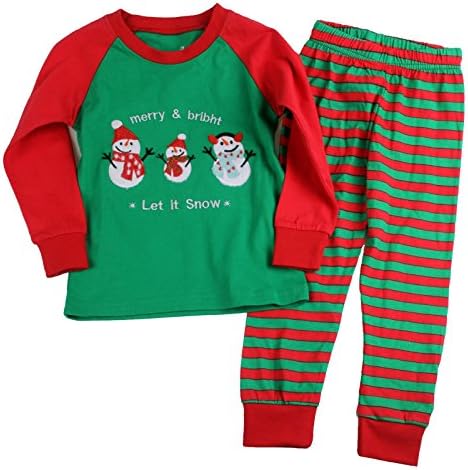 Girls Christmas pajama T shirt+long pants YSQA7051