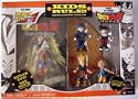 DRAGONBALL Z - KIDZ RULE - EXCLUSIVE 4-PACK - with SS3 GOKU & GOHAN & SS TRUNKS & POLICE GOTEN - Action Figures incl. DVD 