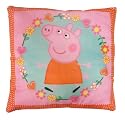 Character World Peppa Pig Polka Dot Printed Plush Cushion