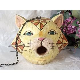 JIM SHORE Cat Birdhouse