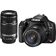 EOS Rebel T1i (500D) 15.1 Megapixel 3.0 Inch LCD Screen Full HD Video With EF-S 18-55mm IS Image Stabilized & EF 75-300mm III Double Zoom Lens Kit - Black EOS Rebel T1i (500D) 15.1 Megapixel 3.0 Inch LCD Screen Full HD Video With EF-S 18-55mm IS Image Stabilized & EF 75-300mm III Double Zoom Lens Kit - Black