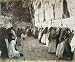 Jews At the Wailing Wall in Jerusalem - Art Print Poster 24 x 20