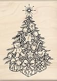 Inkadinkado Wood Stamp, Christmas Tree