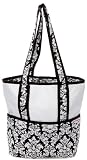 Hoohobbers Versailles BlackTote Diaper Bag