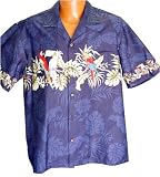   Exclusive Hawaiian Island NEW Parrott Aloha Shirt