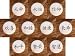 SET (10) Chinese Lettering Symbols Words Drawer Pulls Knobs