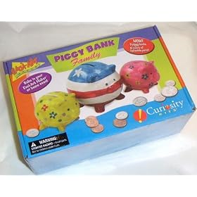 Easi Art Maker Piggy Bank Family by Curiosity Kits