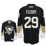 FLEURY #29 Pittsburgh Penguins RBK Premier NHL Hockey Jersey by Reebok (NHLPA Certified Custom Sewn Authentic Twill)