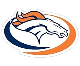 Denver Broncos Team Auto Window Decal (12 x 10 -inch)