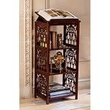 St. Thomas Aquinas Gothic Wooden Bookstand in Rich Walnut