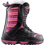Nitro Barrage TLS Snowboard Boot - Women's Black/Sangria Stripe, 7.5