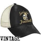 NFL Women's Fan Gear Classic Slouch Mesh Back Hat - EQ60W (New Orleans Saints, One Size Fits All)