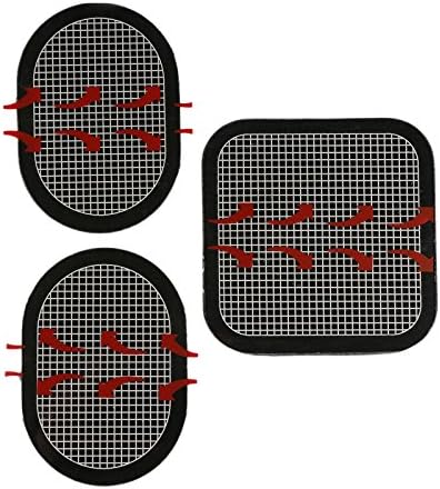 Replacement Gel Pads for All the Ab Belt Abs Abdominal System 1 Sets ( 3Gelpads)