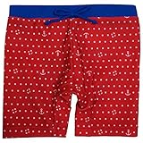水着 ベビー スイミング 男の子 マリン柄 ストレッチ スイムパンツ 海水パンツ ベビー水着 レッド 80cm