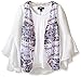 Amy Byer Girls' Big 2fer Bell Sleeve Blouse with Knit Vest