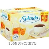 Splenda No Calorie Sweetener 1000 Individual Packets