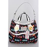 Betsey Johnson The Large Hobo in Black Fruit-Sation,Bags (Handbags Totes) for Women by 