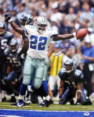 Emmitt Smith Signed Autographed Dallas Cowboys 16x20 Photo PSA