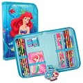 Disney Princess Ariel The Little Mermaid Stationery Supplies with Zipper Pouch
