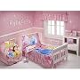 Disney Princess 4-piece Toddler Bedding Set Pink Garden