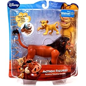  Disney Lion King Exclusive Action Figure Scar Young Simba