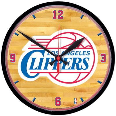 Los Angeles Clippers Round Clock