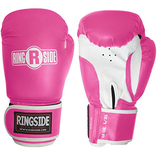 Ringside Striker Training Gloves, Pink/White, Large/X-Large