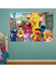 Home: Fathead Sesame Street Group Mural Real Big Wall Decals - Fathead