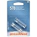 SYLVANIA 578 Basic Miniature Bulb, (Contains 2 Bulbs)