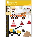 Construction Trucks Loader Road Signs Wall Stickers
