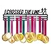 ULwysd Medal Holder, I Crossed The Line Medals Display Hanger Rack for Over 50 Medals ?Upgrade Pure Steel Wall Mount Easy to Install Race Runner Medal Frame
