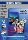 A3 Inkjet Photo Glossy Paper - Heavyweight Premium - 260gsm x 100 Sheets