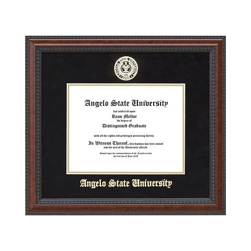 Angelo State University Diploma Frame with School Seal