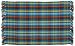100% Cotton Flat Weave Rug Plaid 2 X 3