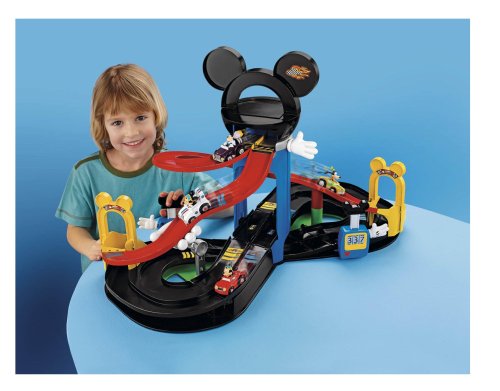 Childrens Toyshop  Toys : Fisher-Price Mickey Motors Raceway