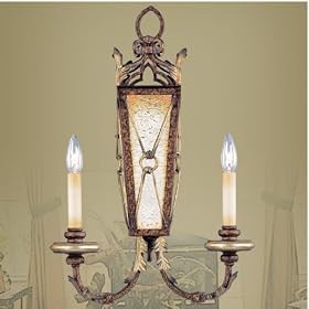 Bristol Manor - 2 Light Bathroom Vanity Wall Sconce Lighting Fixture - Bronze Gilded... by Livex Lighting
