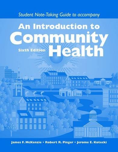an introduction to community health note taking guide